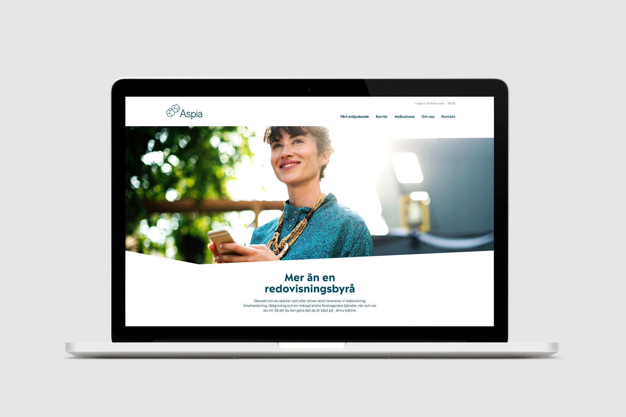 Aspia website design